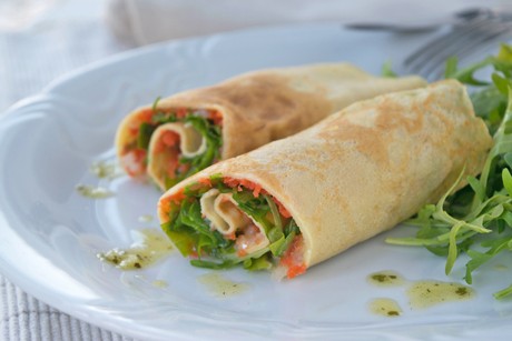 Gefüllte Crepes