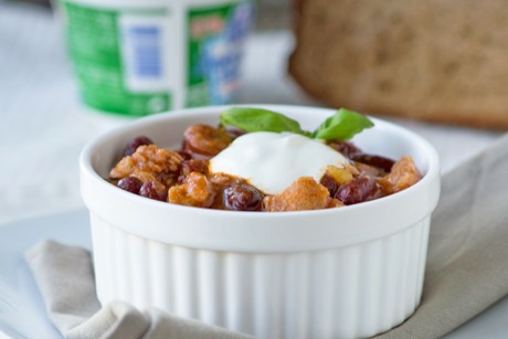 Veganes Bohnengulasch