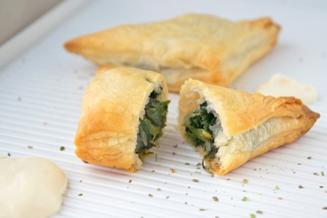 Tofu-Spinattaschen