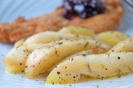 Karamellisierte Birnen