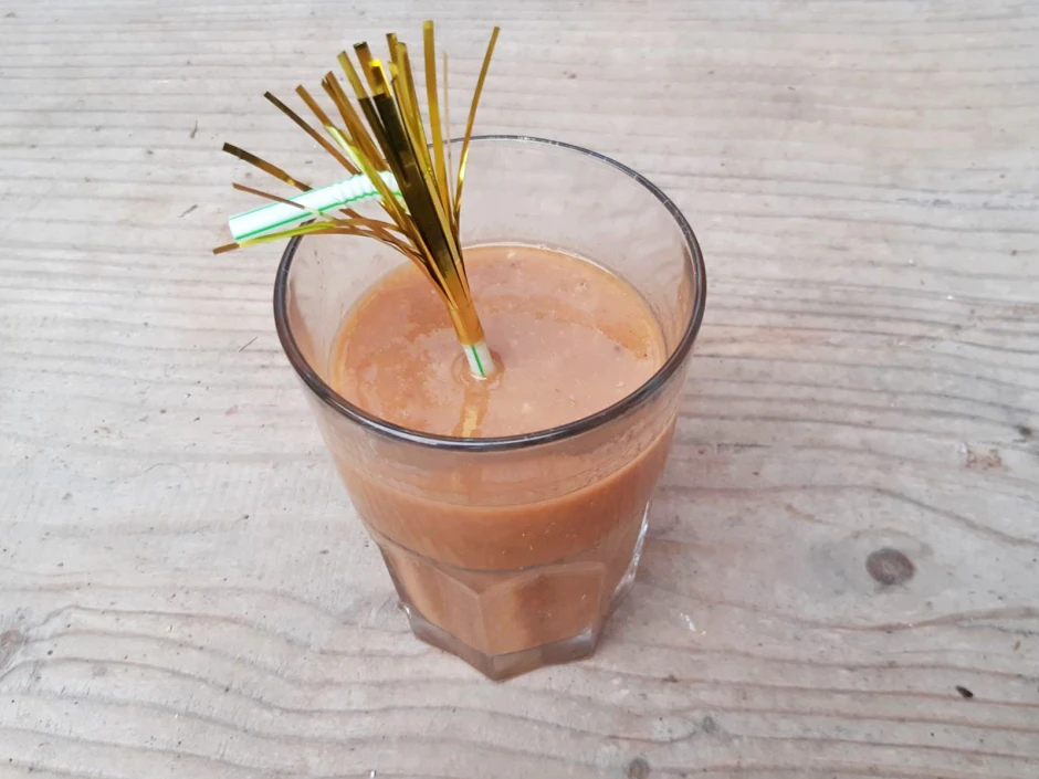 Smoothie mit Eierlikör