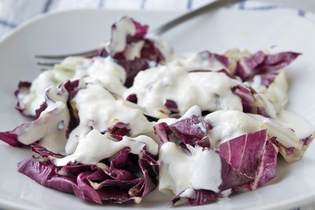 Radicchio mit Käsedressing