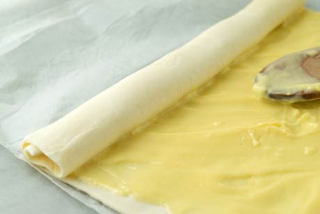 Veganer Vanillestrudel