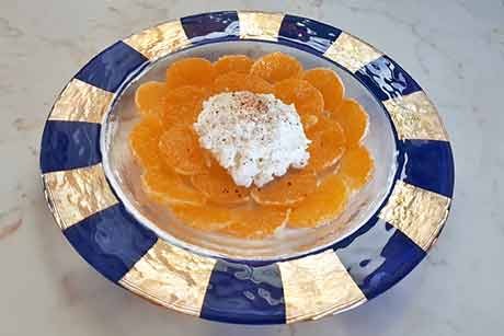Mandarinen-Carpaccio