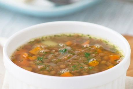 Linsen-Gemüse-Suppe