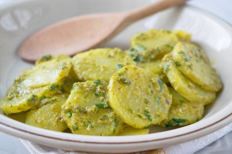 Kartoffeln mit Bärlauchpesto