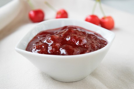 Weichsel-Apfel-Marmelade