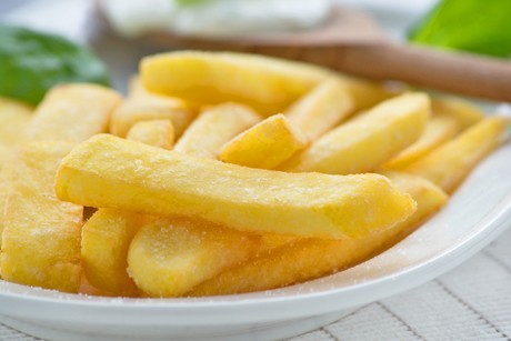 Selbstgemachte Pommes Frites