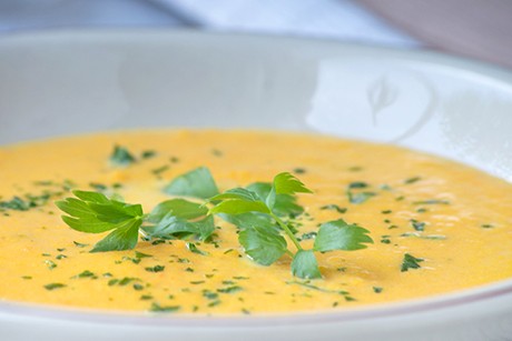 Karottensuppe mit Minze