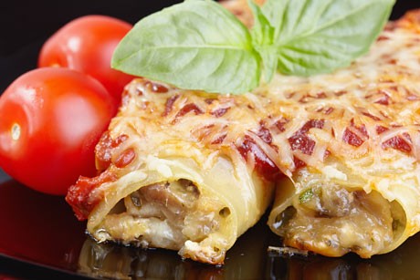 Cannelloni mit Pilzfüllung