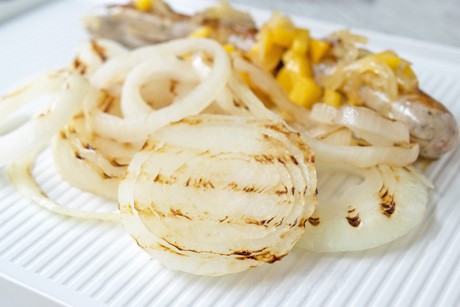 Gegrillte Zwiebelringe