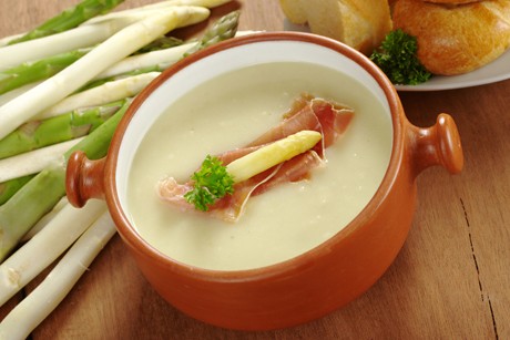 Spargelcremesuppe