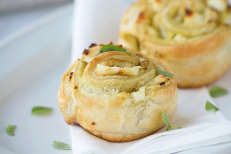 Pesto-Schnecken