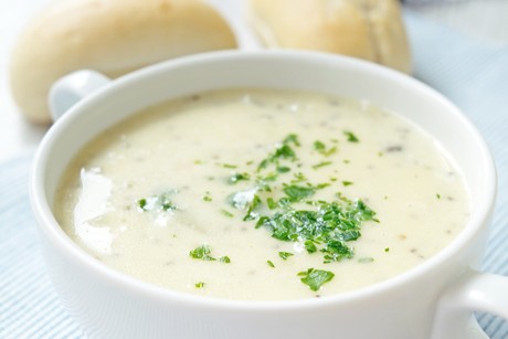 Kohlrabi-Apfel Suppe