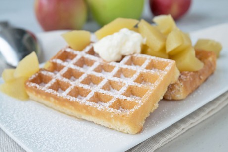 Topfen-Waffeln