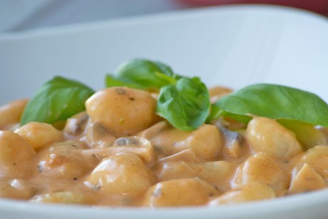 Gnocchi in Schwammerlsauce