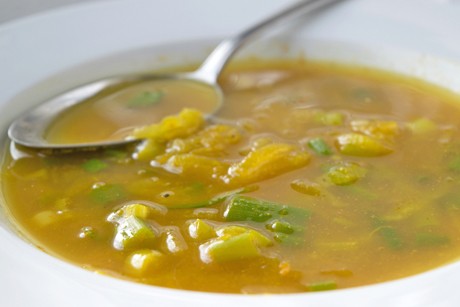 Lauch-Apfel-Suppe