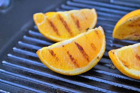Gegrillte Orangen