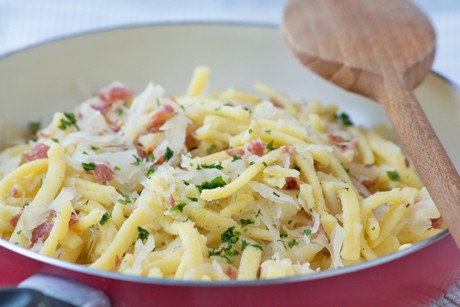 Sauerkraut-Spätzle