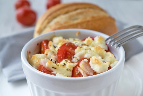 Feta-Tomaten-Pfanne