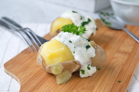 Kartoffeln mit Sour Creme