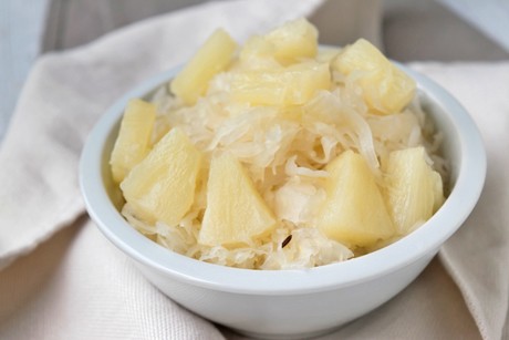 Sauerkraut mit Ananas