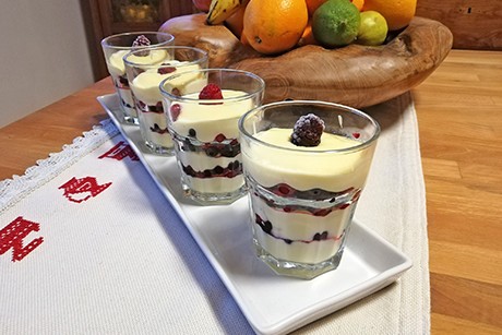 Beeren-Pudding