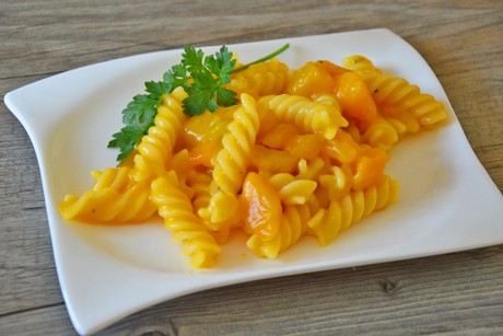 Penne mit Kürbis-Sugo