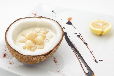 Cremesuppe mit Kokosmilch