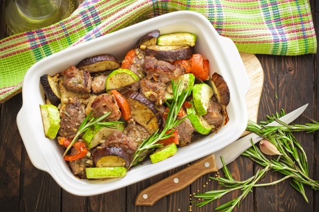 Roastbeef mit Schmorgemüse