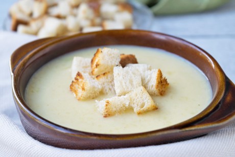Einfache Kartoffelcremesuppe