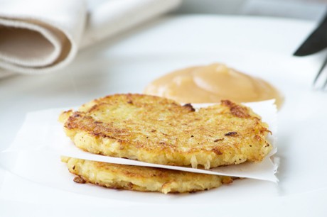 Kartoffelpuffer mit Apfelmus