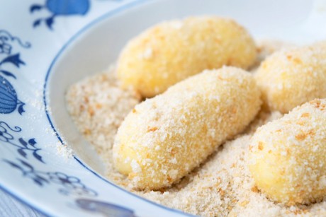 Kartoffelkroketten mit Käse