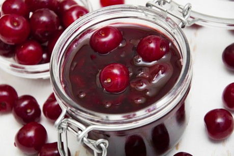 Kirschkompott mit Rotwein