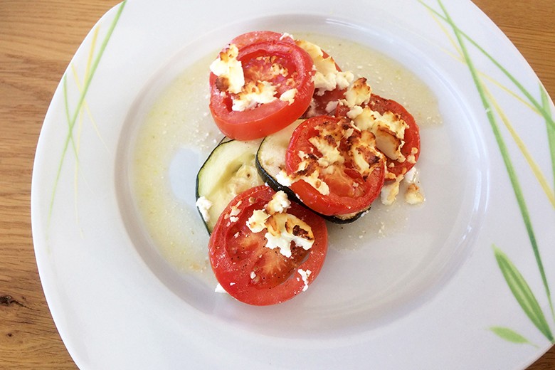Zucchini-Tomaten-Auflauf