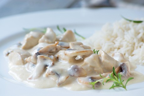 Geschnetzeltes mit Champignons