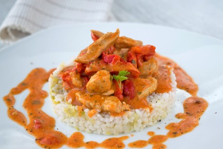 Putengeschnetzeltes mit Paprika