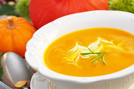 Kürbissuppe mit Curry