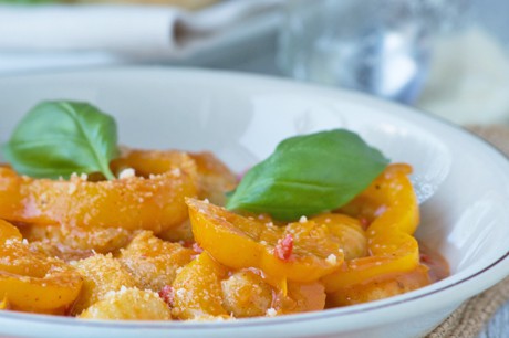 Gnocchi in Paprikarahmsauce