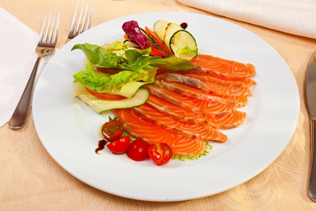 Lachs Carpaccio
