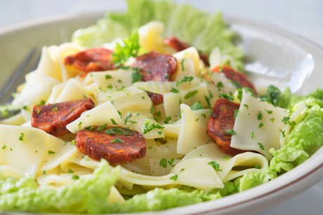 Chorizo-Nudel-Salat