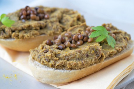 Linsenaufstrich mit Curry