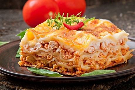 Lasagne Bolognese mit Gemüse