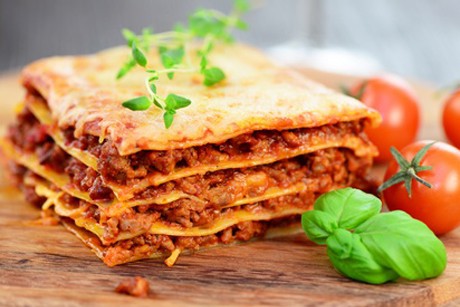 Lasagne ohne Käse
