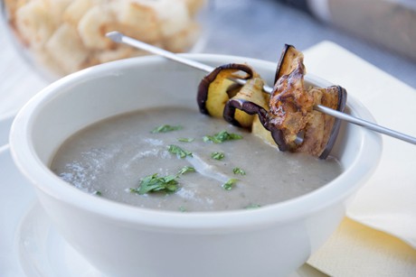 Melanzanicremesuppe