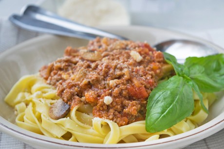 Scharfe Bolognese-Sauce