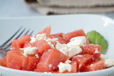 Melonen-Feta Salat