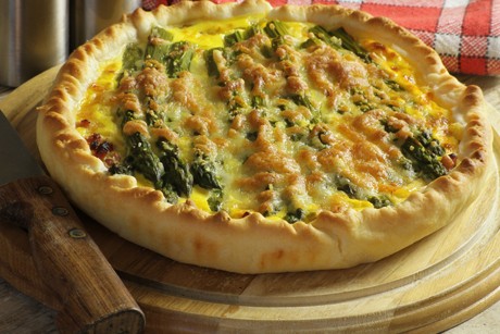 Tarte mit Spargel
