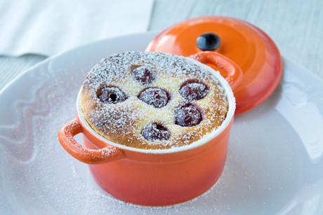Reiskuchen mit Kirschen
