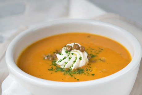 Tomaten-Linse-Suppe